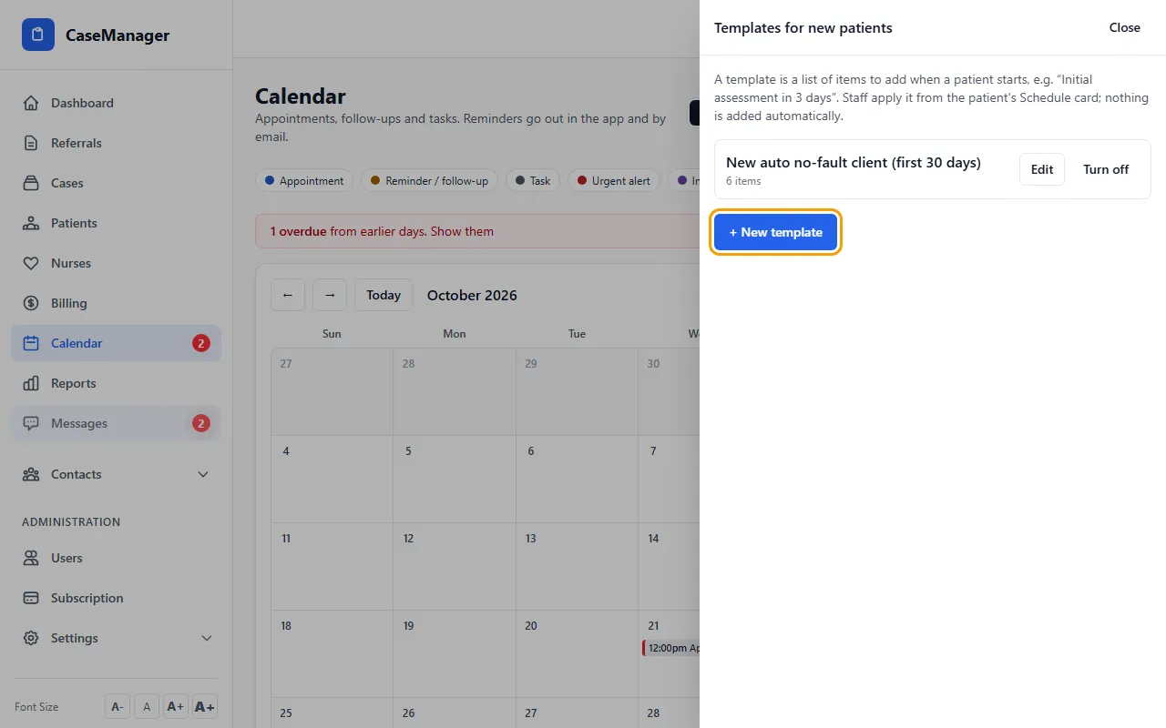 Step 1: Open Calendar and click Templates. On a phone, it is under Filters.