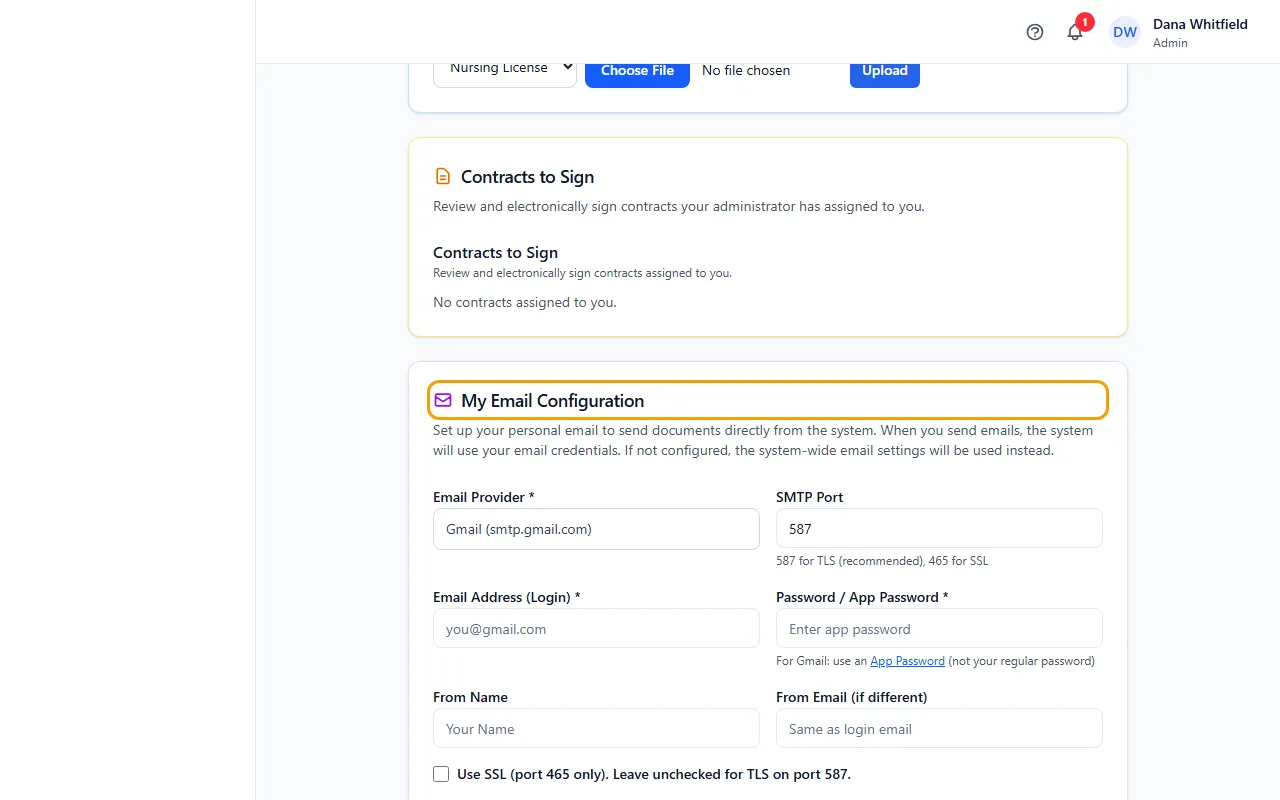 Step 1: Click your name in the top-right corner and choose My Settings.
